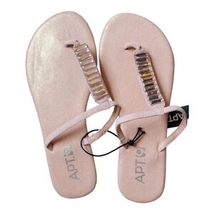 Apt. 9 Pink Thong Sandals Size M NWT